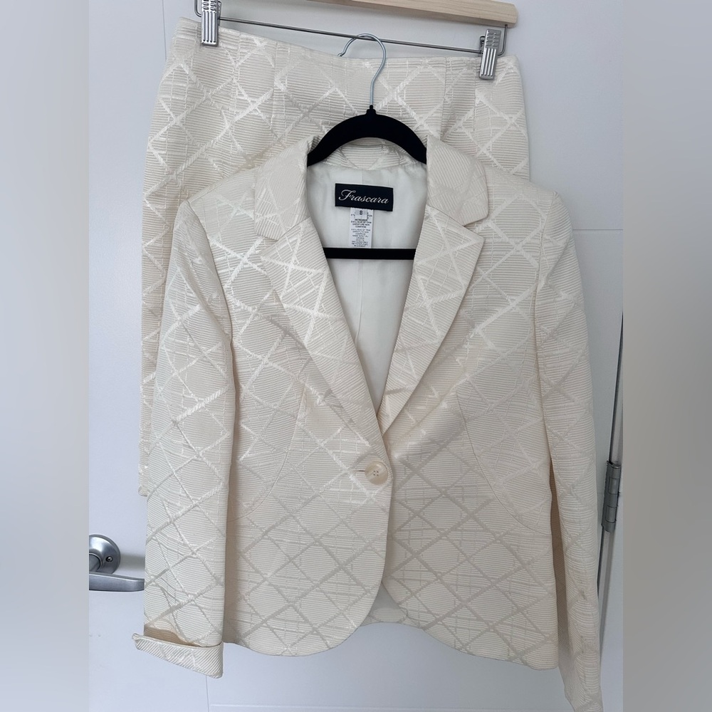 Vintage Frascara Skirt & Blazer Set | Tailored Skirt Suit | Office / Workwear